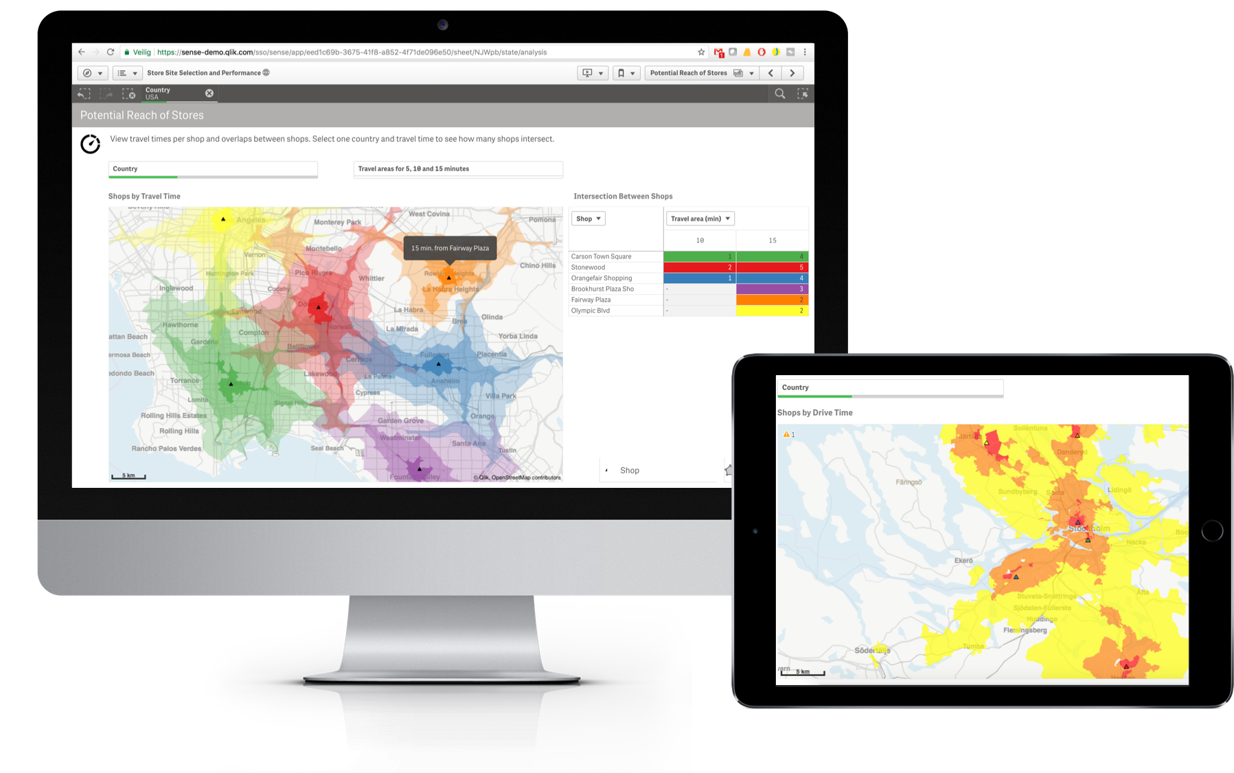 Ricerca, visualizza e scopri le relazioni nascoste con qlik geoanalytics