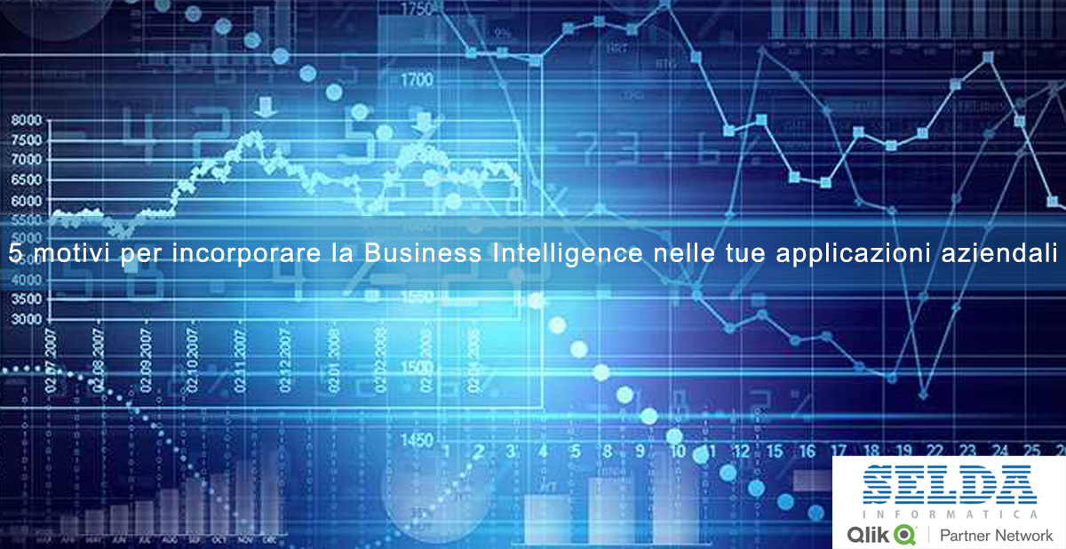 5 motivi per incorporare la Business Intelligence nelle tue applicazioni aziendali