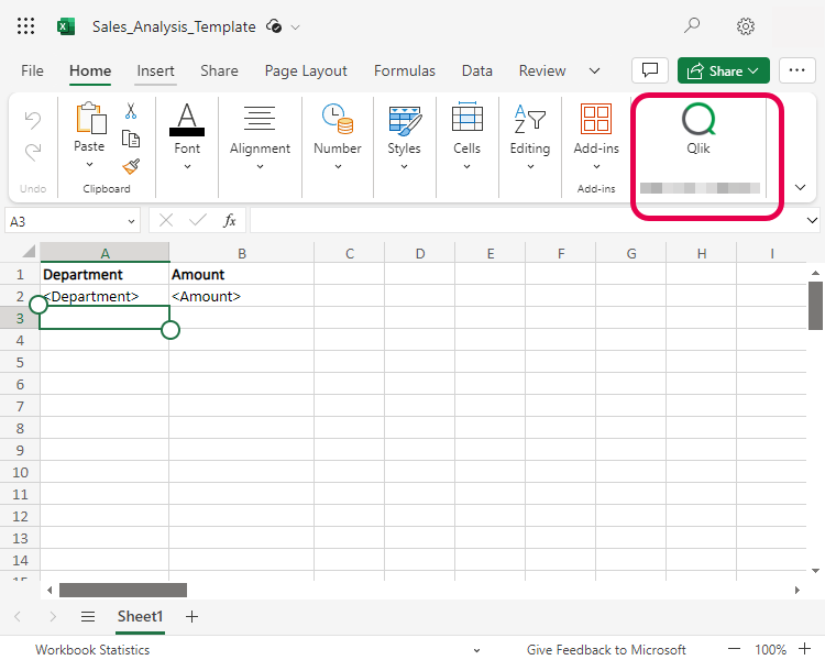 Qlik Add-In per Microsoft Excel